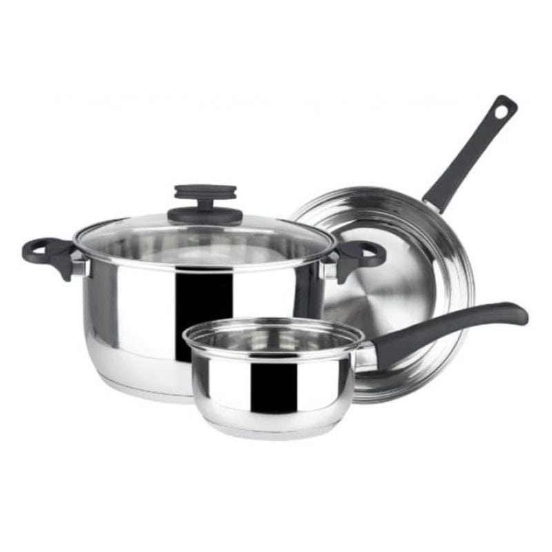 Magefesa Pots Set Magefesa 4 Piece Stainless Steel Cookware Set (7070370627673)