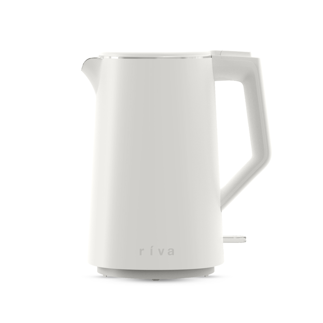 Riva Cool Touch Kettle 1.7L White RVWK002