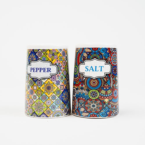 Villa Alegre Ceramic Salt and Pepper Shaker Set 11269