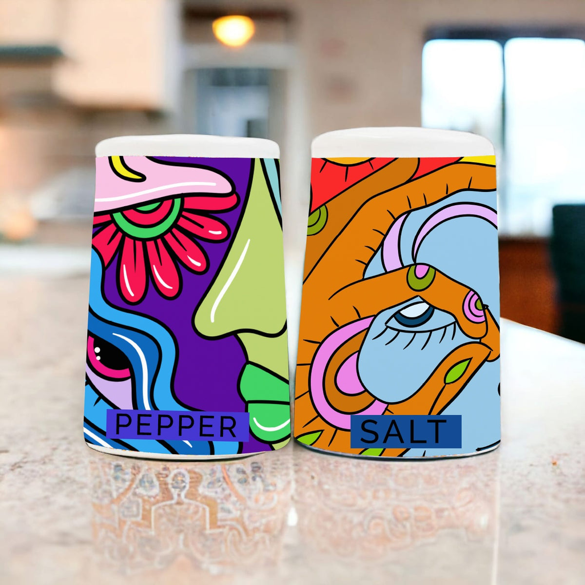 Villa Alegre Ceramic Salt and Pepper Shaker Set 11269