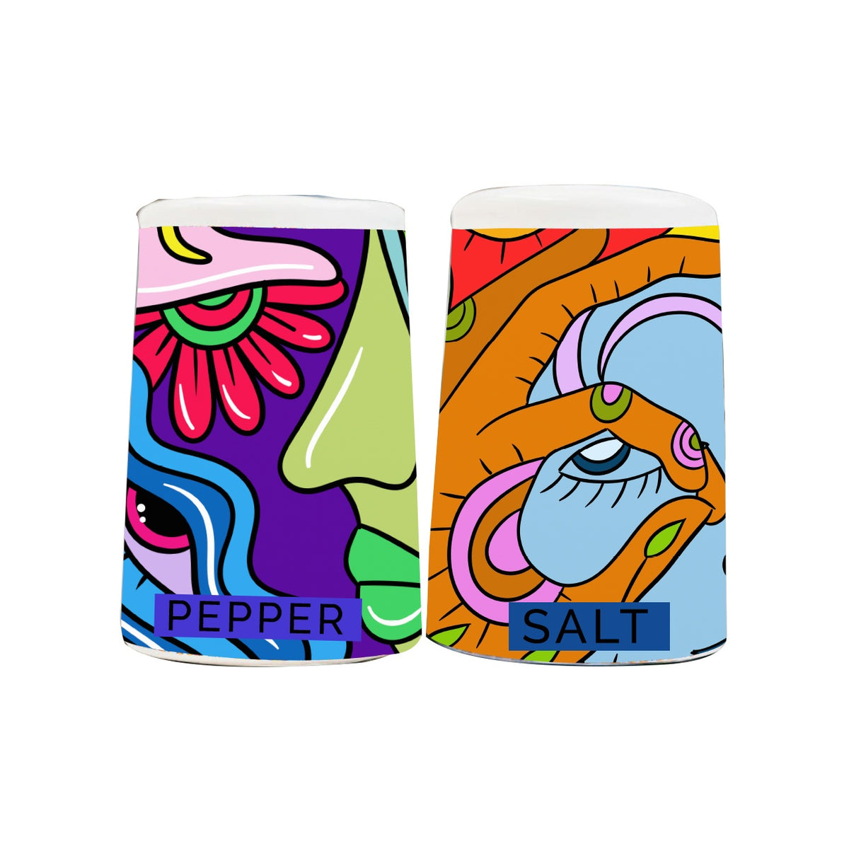 Villa Alegre Ceramic Salt and Pepper Shaker Set 11269