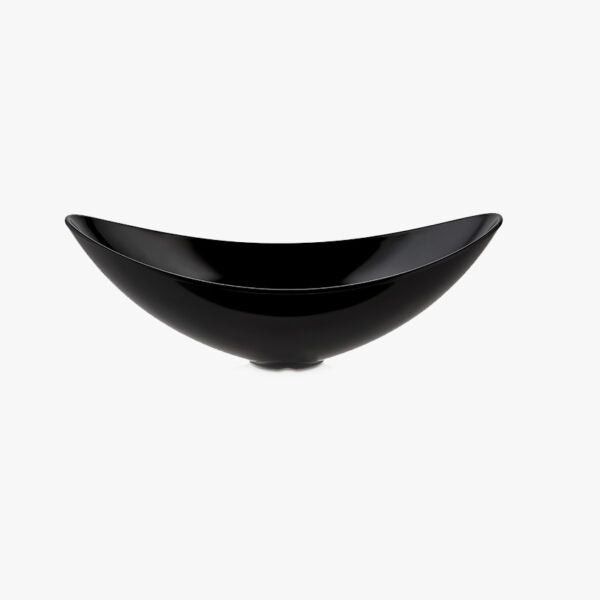 Goreme Melamine Termostar Gondola Presentation Serving Bowl Black/White GRM-503.