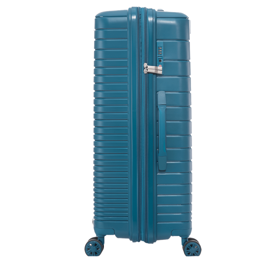 Travelmate Suit Case Travel Mate - Hard Shell Zipper 8 Wheel XBag Trolley Case - 75cm - TSA L-343 A - Teal (7759179841625)