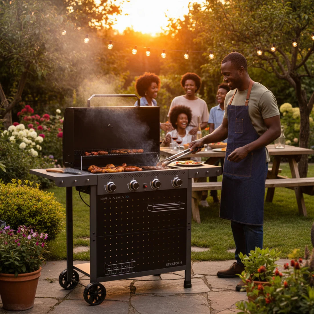 BraaiMaxx Stratos 4-Burner Gas Braai 1198-41-04-ZA.
