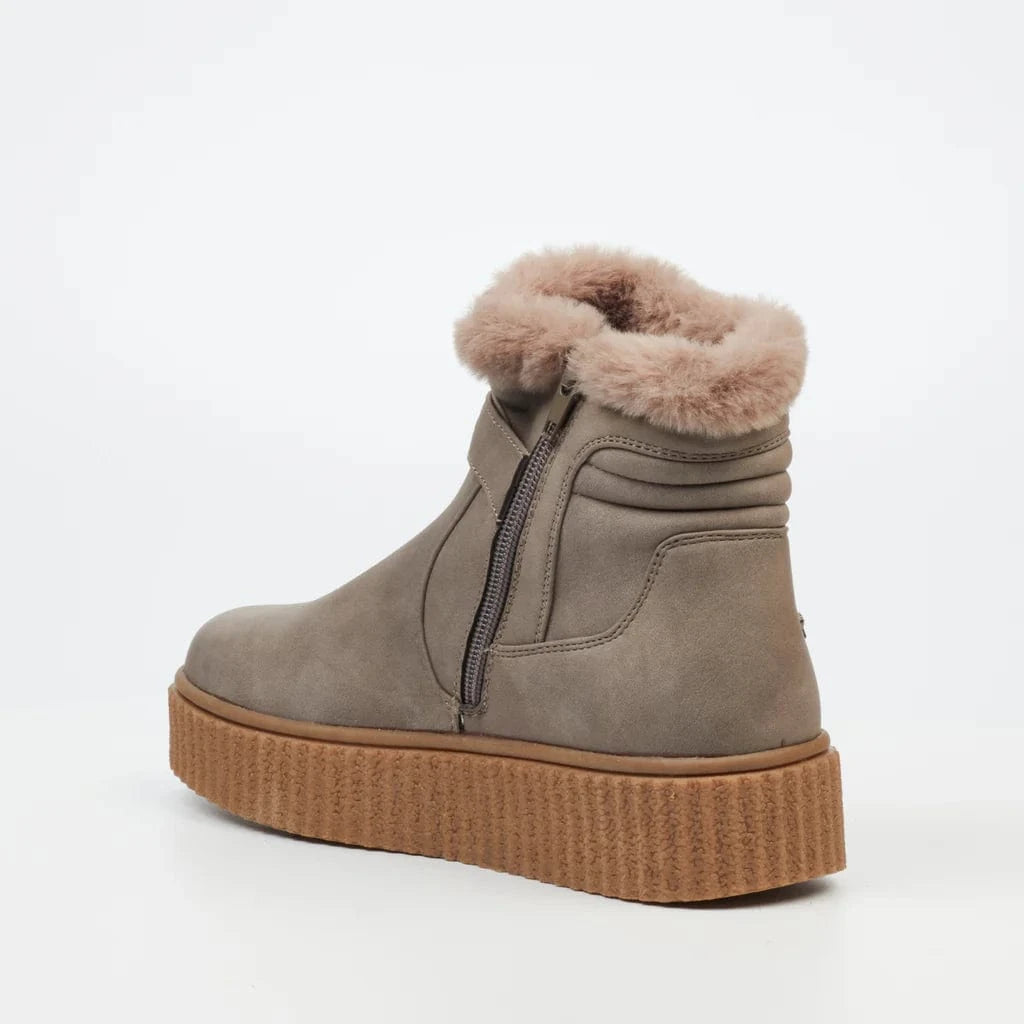 Butterfly Feet Ladies Boots Butterfly Feet Hollis 2 Ankle Boot - Grey