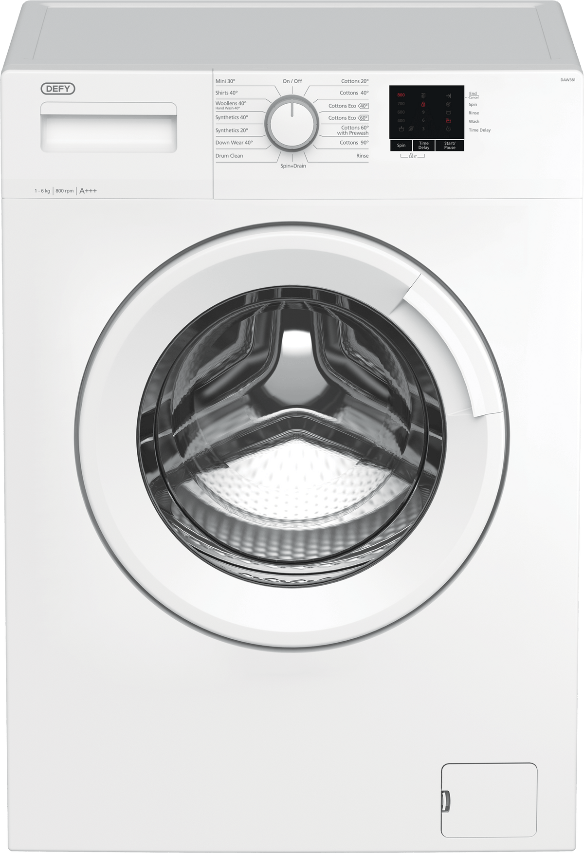 defy Washing Machine Defy 6kg White Front Loader Washing Machine DAW381 (2099956154457)