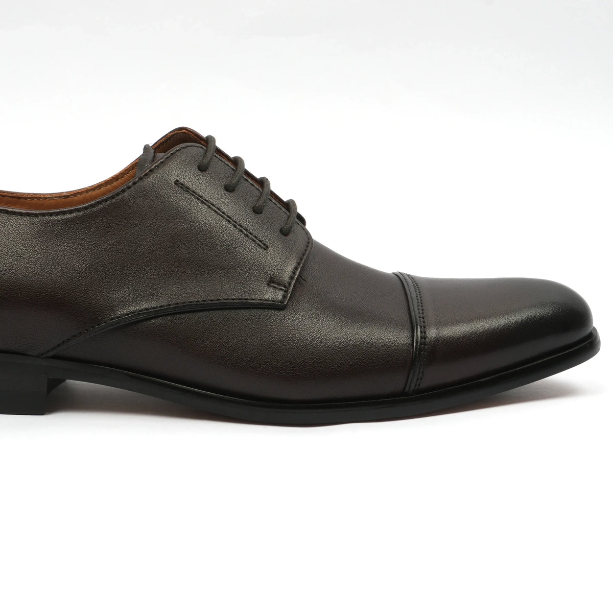 Florsheim Mens Centurion Toe Cap Shoes-Brown