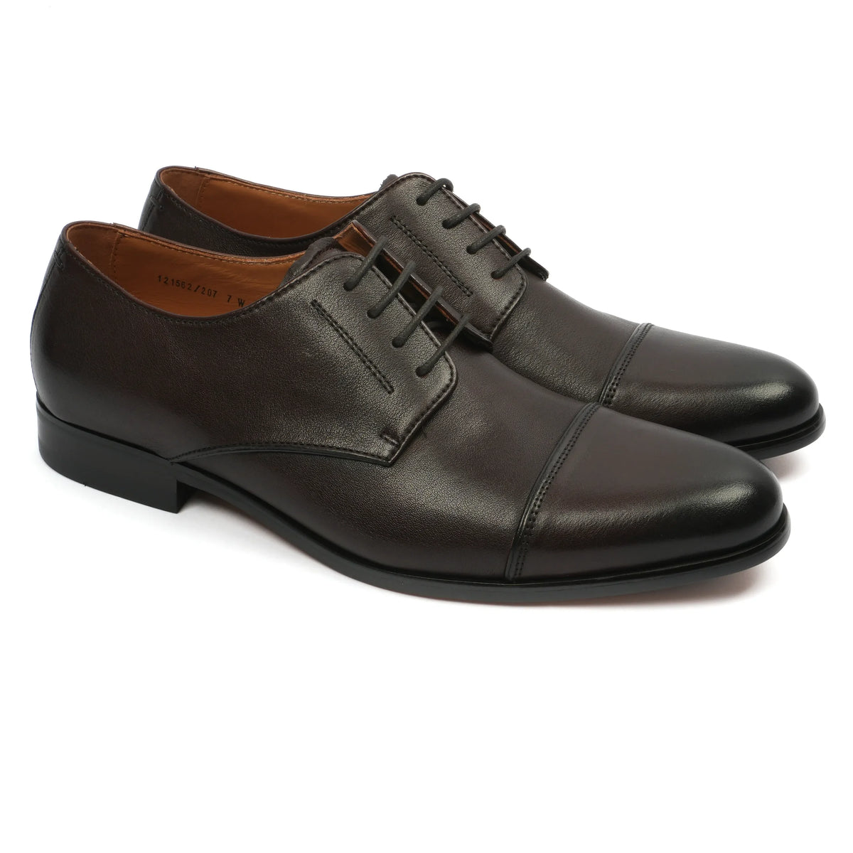 Florsheim Mens Centurion Toe Cap Shoes-Brown