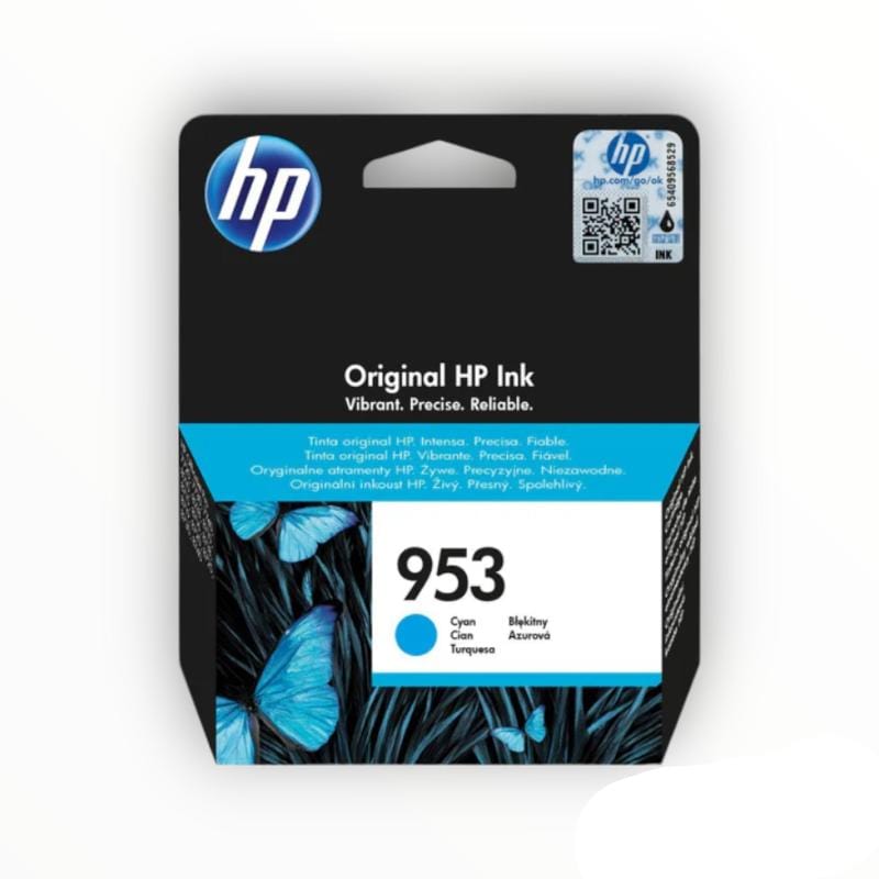 HP INK CARTRIDGE HP 953 Original Ink Cartridge - Cyan F6U12AE (7808684195929)