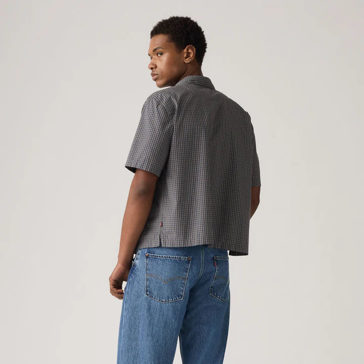 Levi's Men'S Short-Sleeve Zandt Cropped Shirt - Multi Colour