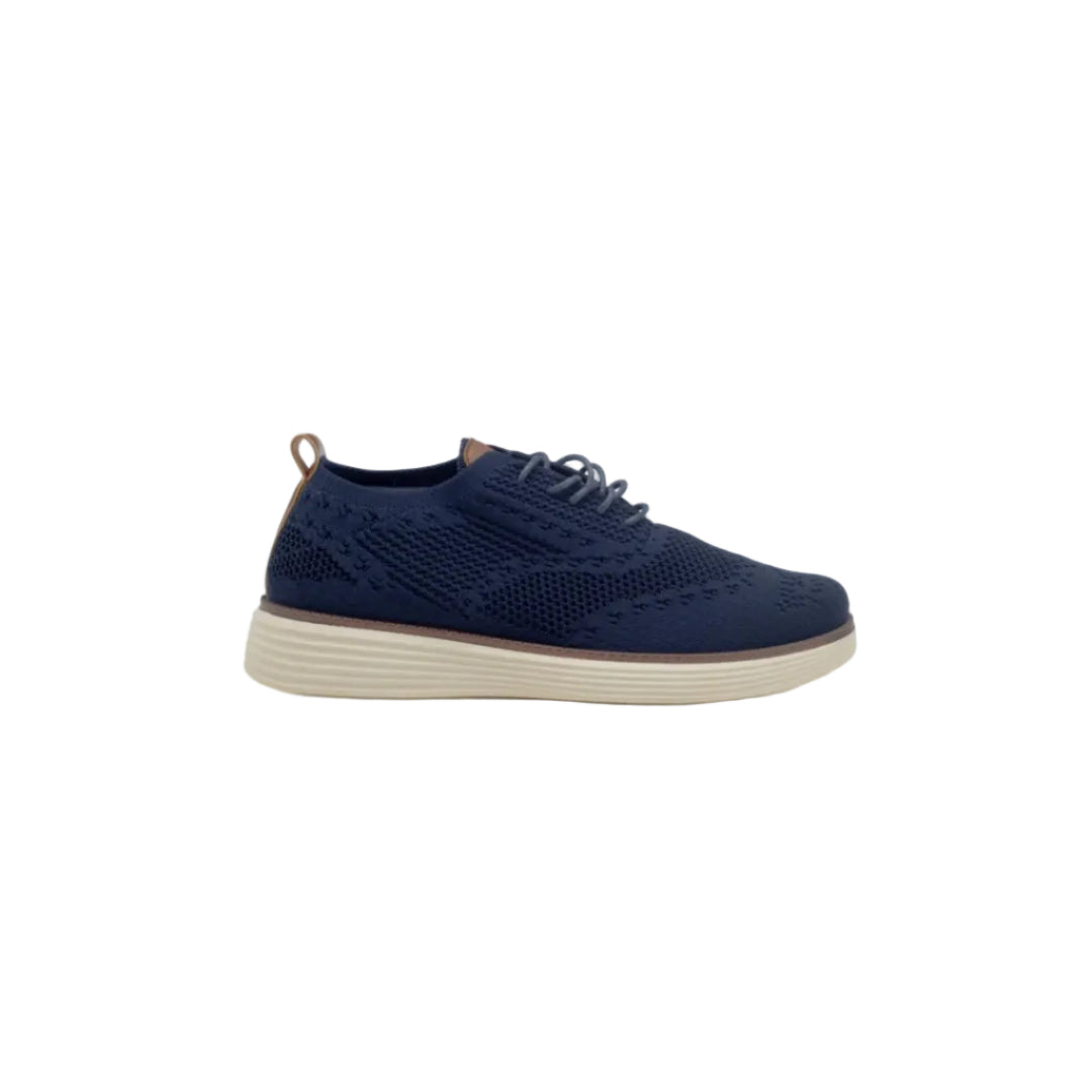 Hush Puppies Styling Lace Up Casuals-Navy HPM01029NVNV