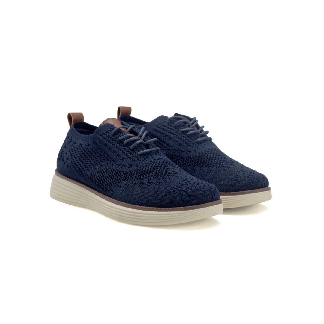 Hush Puppies Styling Lace Up Casuals-Navy HPM01029NVNV