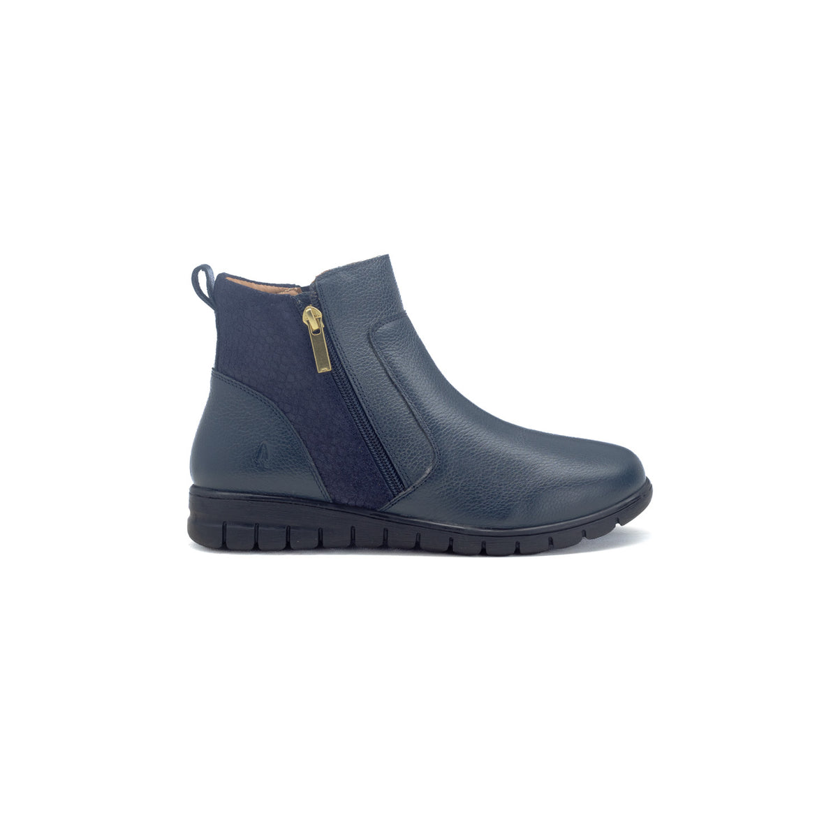 Hush Puppies Aurelia Leather Boots -Navy HPL01495NVNV-04