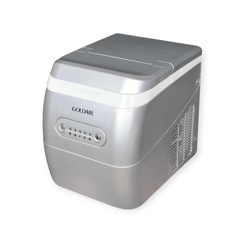 Goldair Ice Maker Goldair Silver Ice Maker Model Number Bullet Shaped Cubes GIM-200S (7497657090137)
