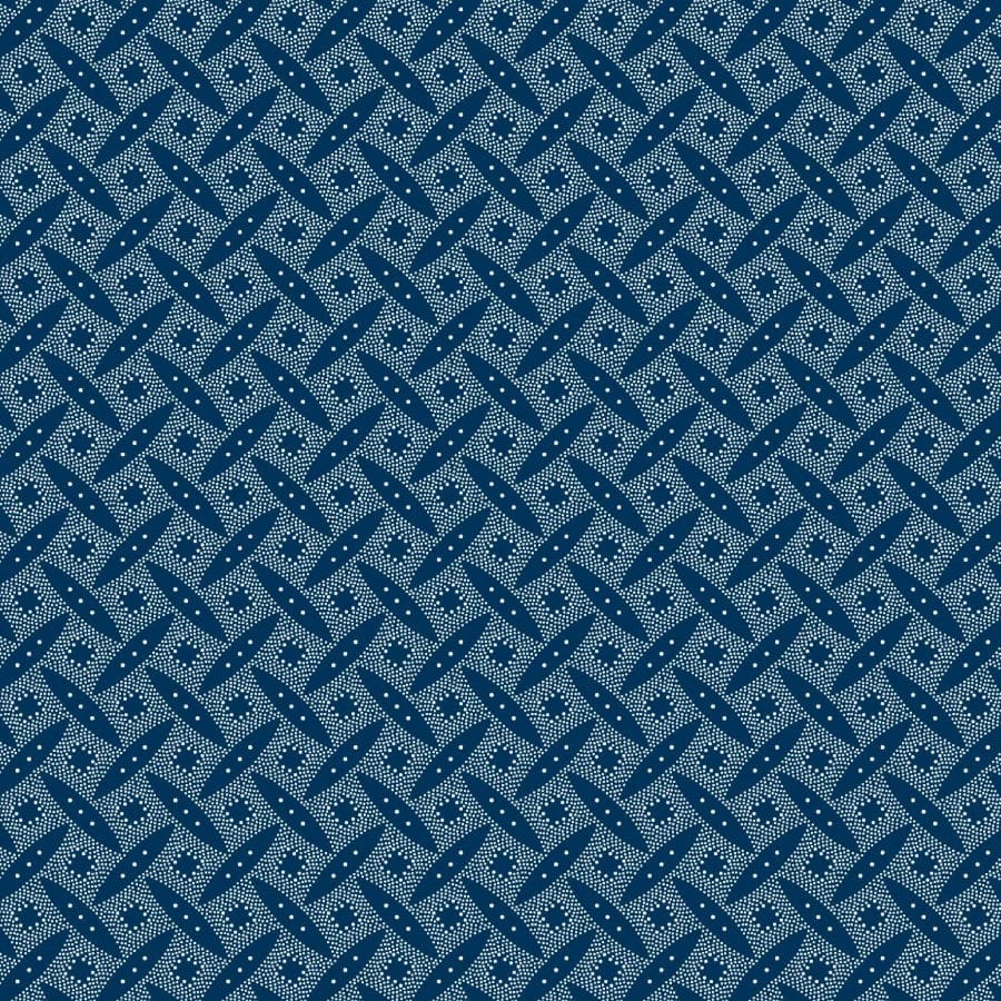 Original 3 Cats Fabric C/W04 Navy Blue 90cm