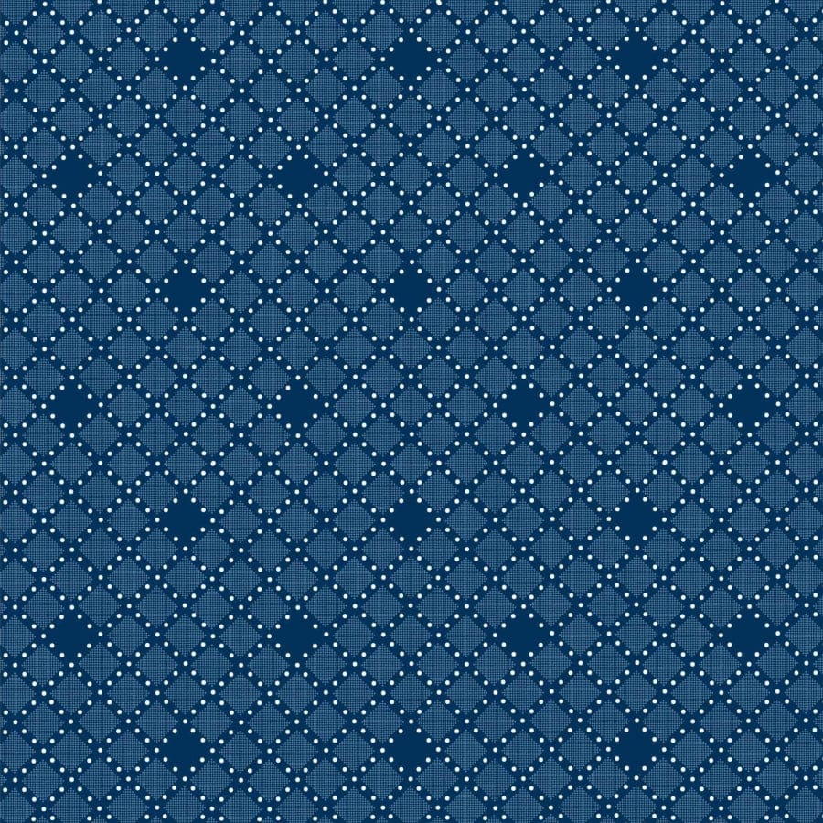 Original 3 Cats Fabric C/W04 Navy Blue 90cm
