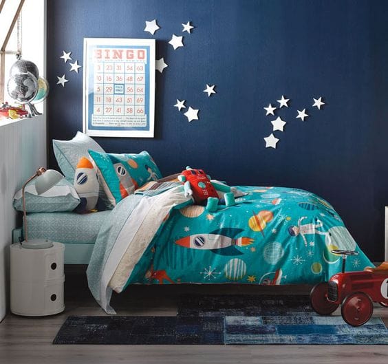 Linen House Duvet Cover Linen House Hiccups Galactica Blue 3/4 Duvet Cover Set (7291259224153)