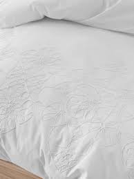 Linen House Duvet Cover Linen House White hartley Duvet Cover Set (4697798443097)