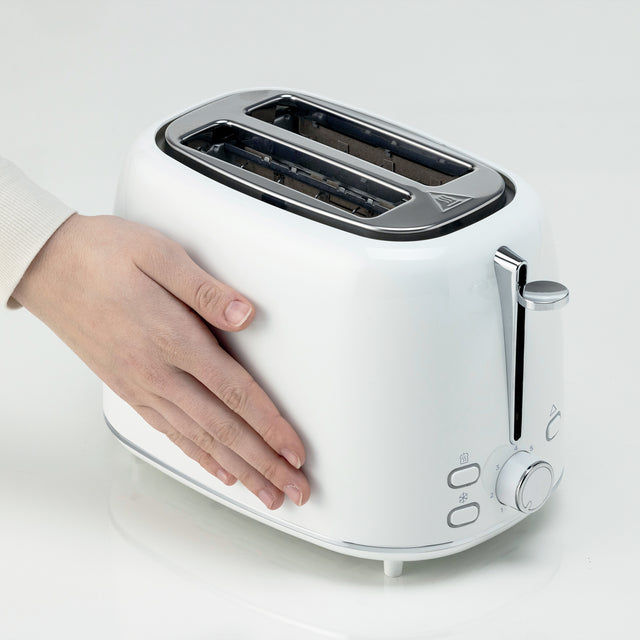 Kenwood Eterna Plastic 2 Slice Toaster Glossy White TCP31.000WH
