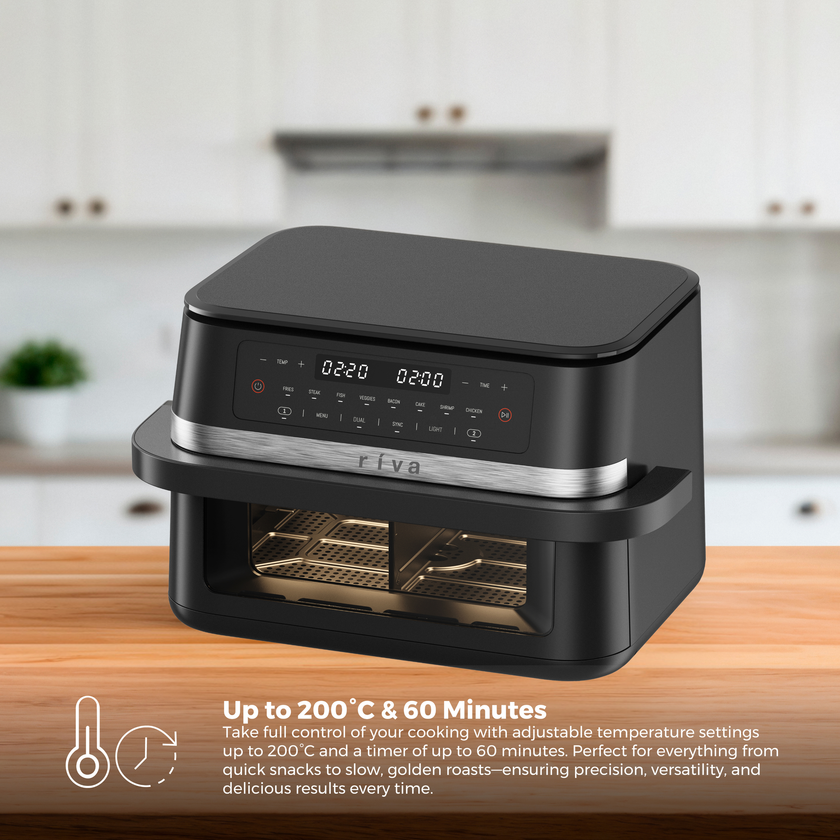 Riva Dual Pro Smart Digital Air Fryer 11L RVAF003