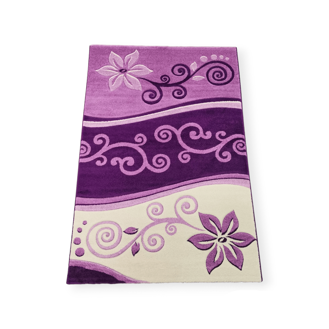 Home Decor RUG Home Decor Carved Legend Rug Violet 150x230 (7415093100633)