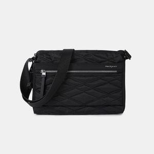 Hedgren Black Hedgren Ladies Inner City Shoulder Bag Quilted Black (7396599300185)