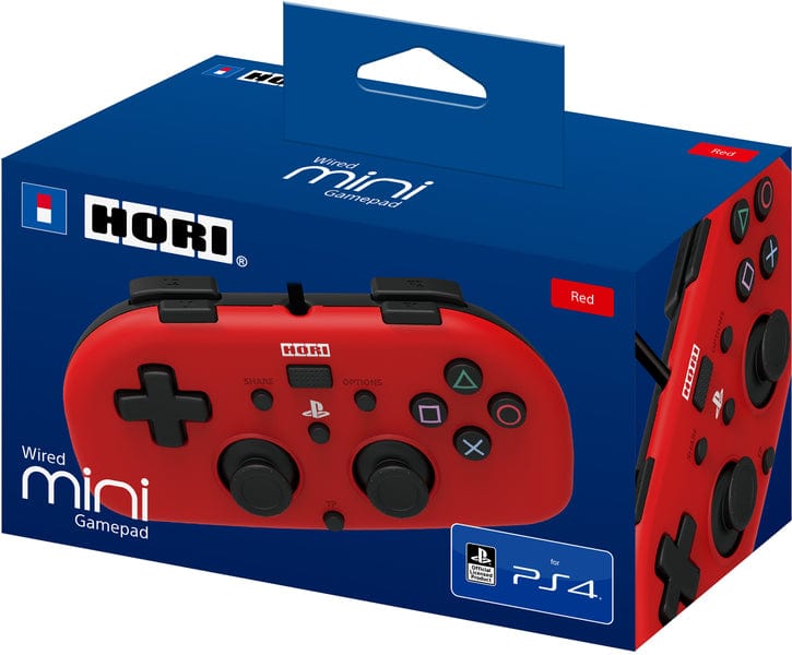 HORI Tech HORI - Horipad Wired Mini Gamepad - Red (PS4) (2061812367449)