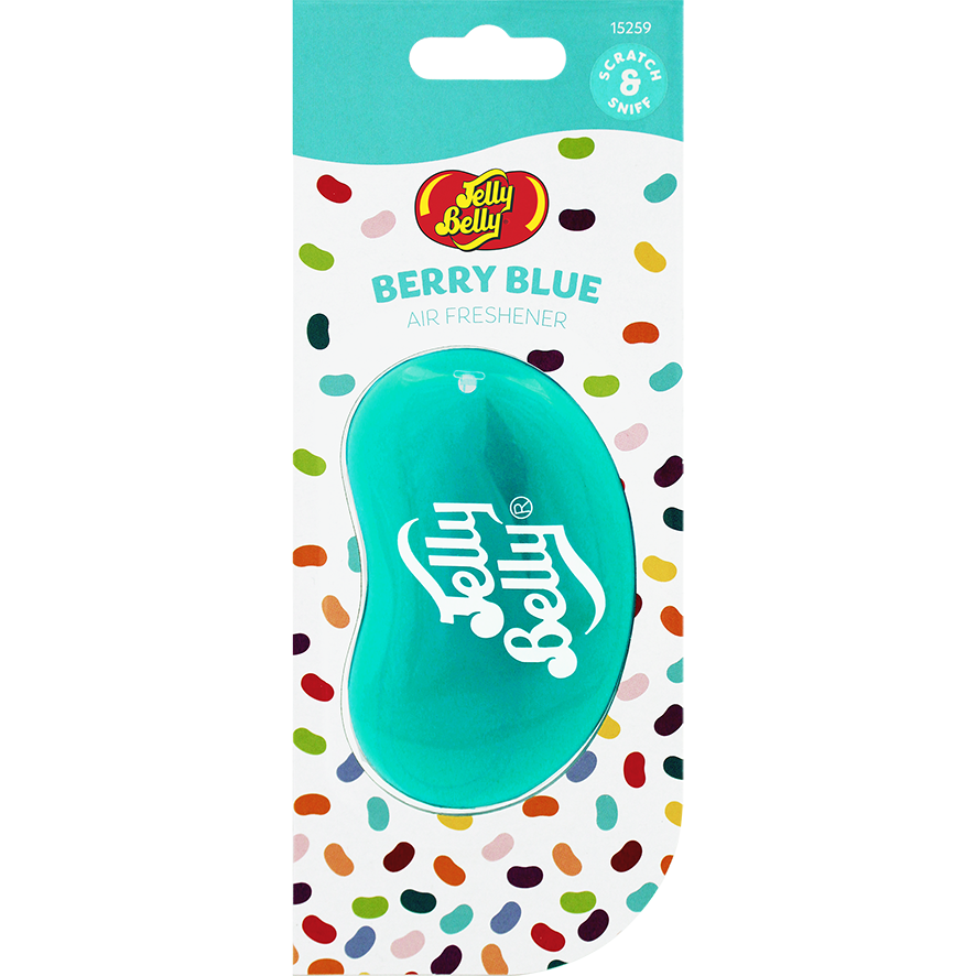 Jelly Belly 3D Air Freshener Berry Blue 15362