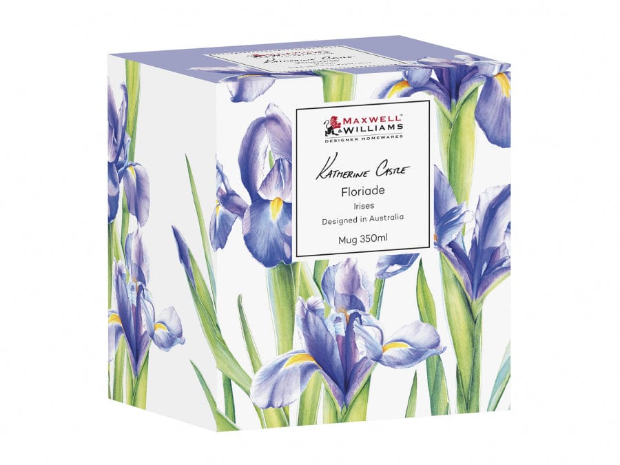 Maxwell & Williams MUG Maxwell & Williams Katherine Castle Floriade Mug 350ML Irises JY0043 (7053339066457)