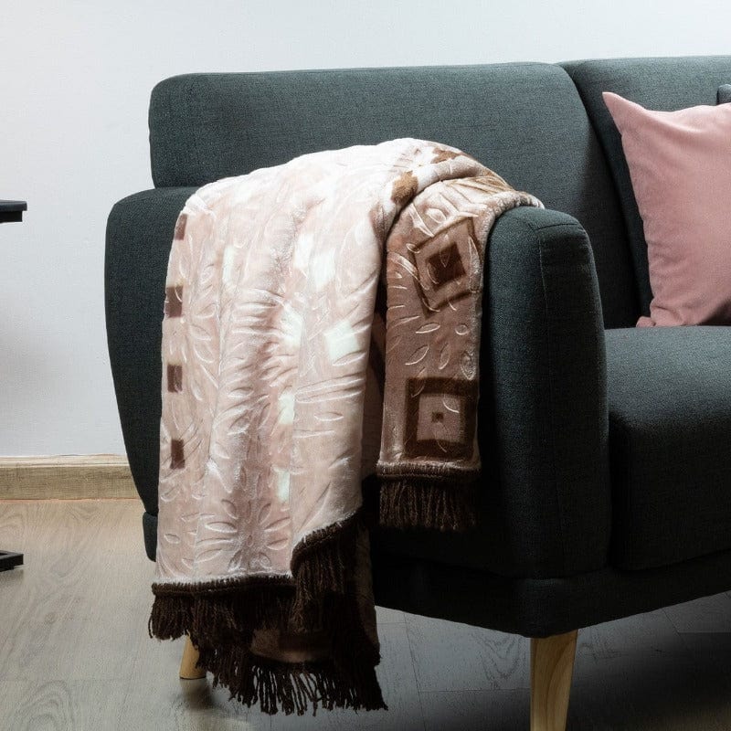 Sesli Sesli Mink Frill Design 160X170 BLK167 (4666323796057)