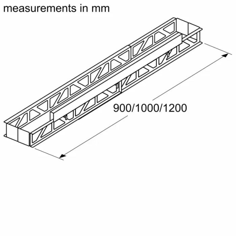 Siemens LZ29WWY12 Seamless Installation Kit 90cm
