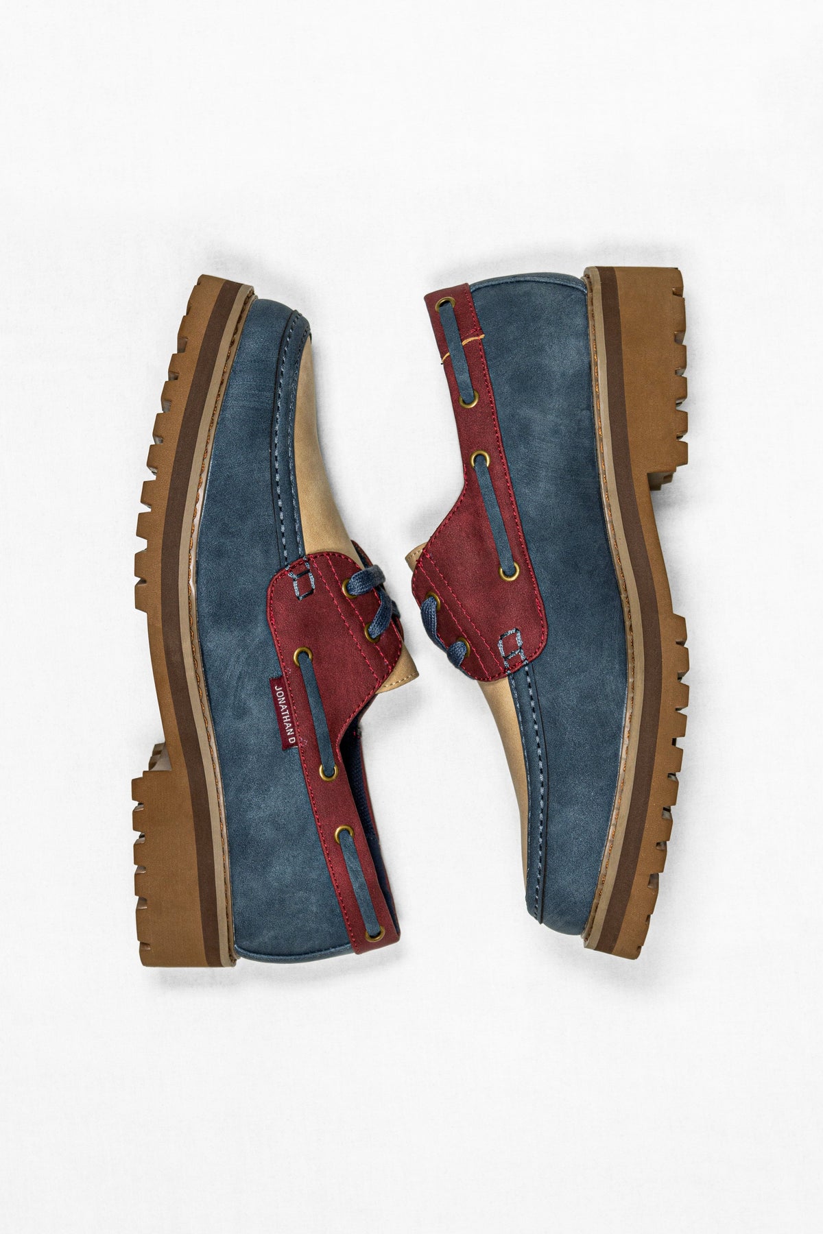 Jonathan D Shoes Jonathan D Boat Shoes Nubuck Navy (7002445840473)