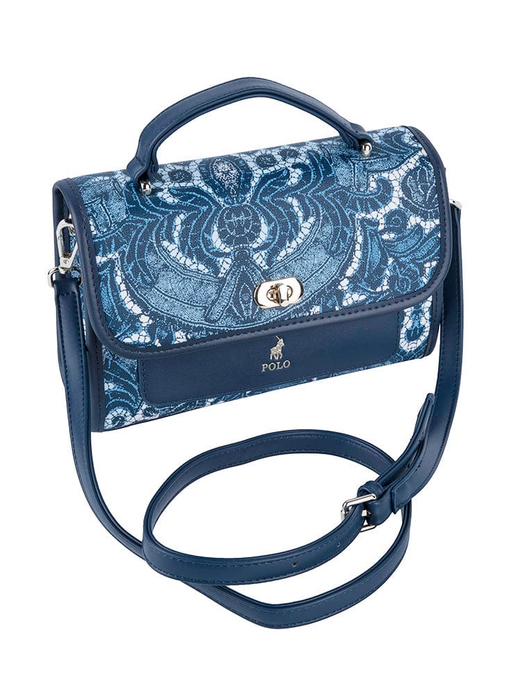 Polo Handbag Polo Flapover Sling Navy POS454266 (7229950951513)