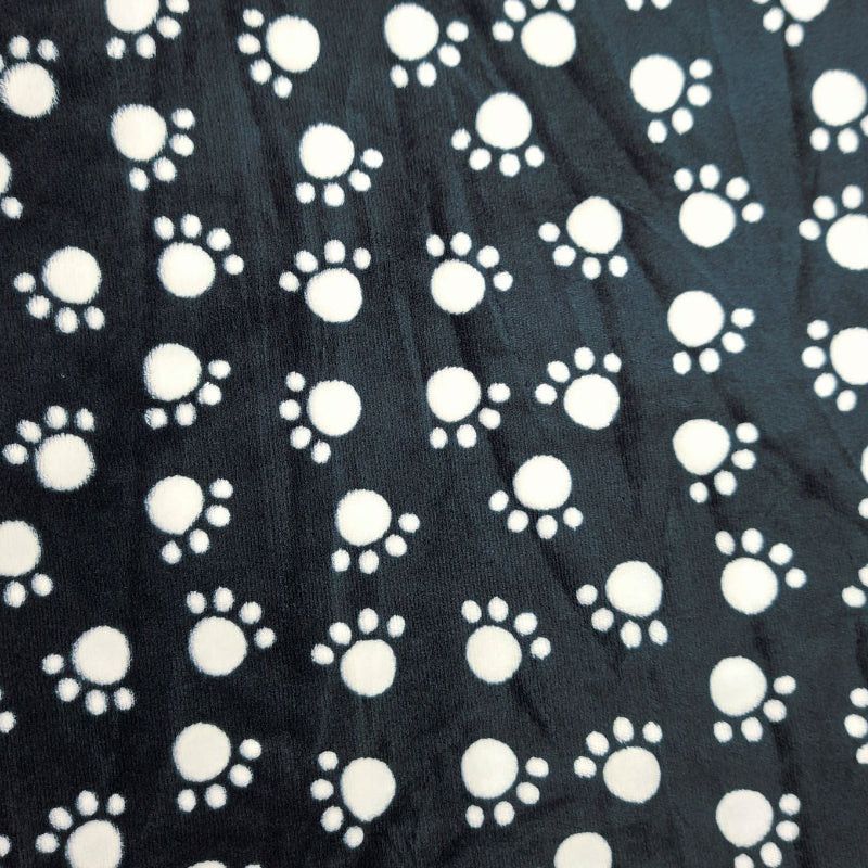Printed Mongolian Fleece Fabric 150cm Floral.