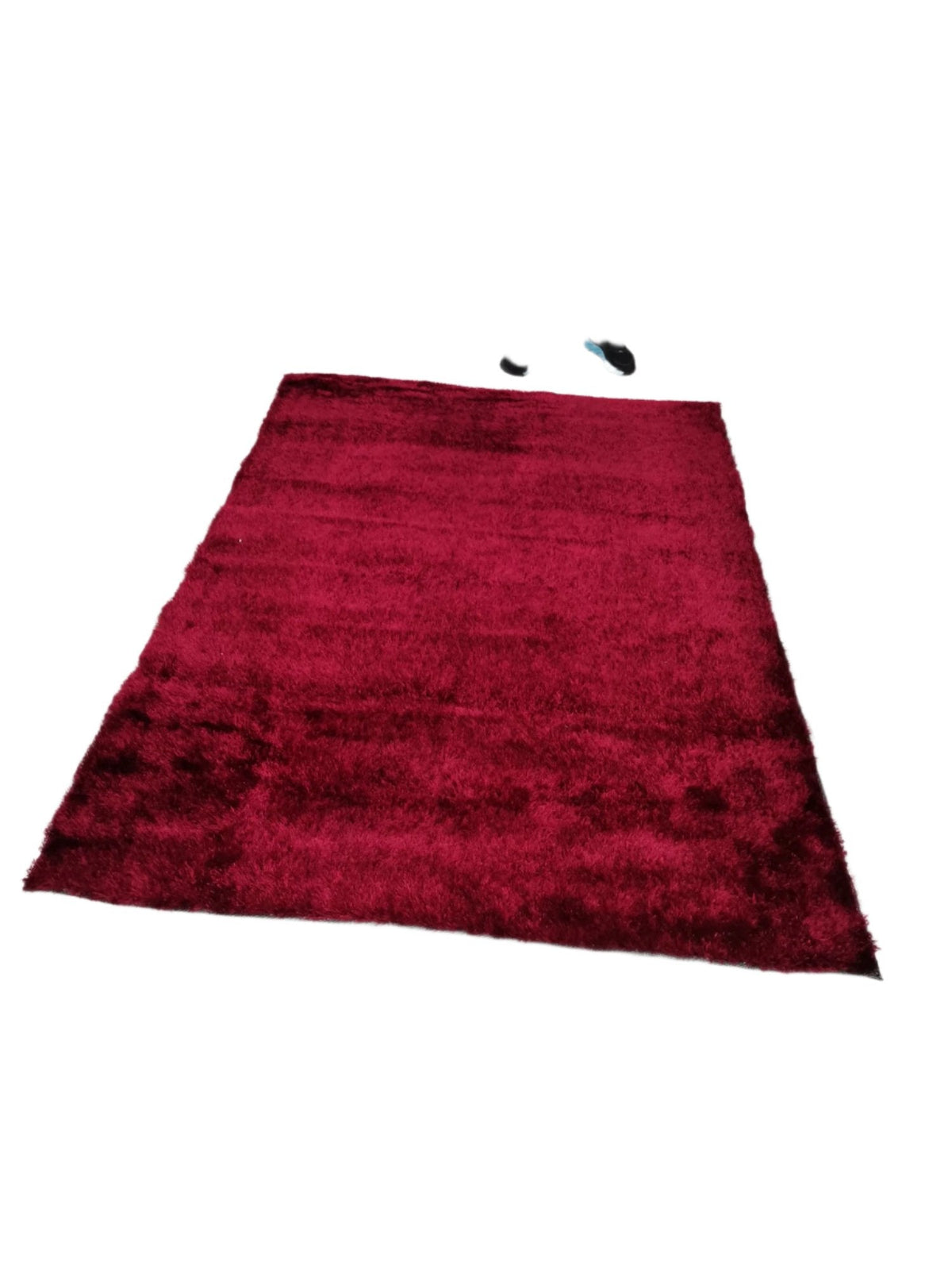 Komfort RUG Komfort Chino Shaggy Rug Burgundy 136x200cm  767018 (7883033542745)