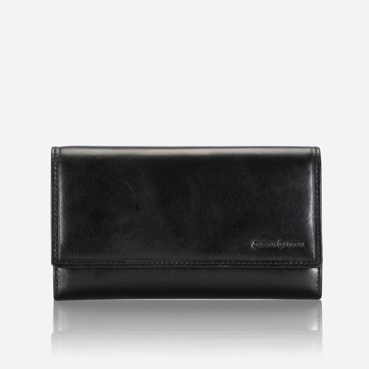 Jekyll & Hide Wallets Jekyll & Hide Oxford Leather Purse Black (7266333163609)