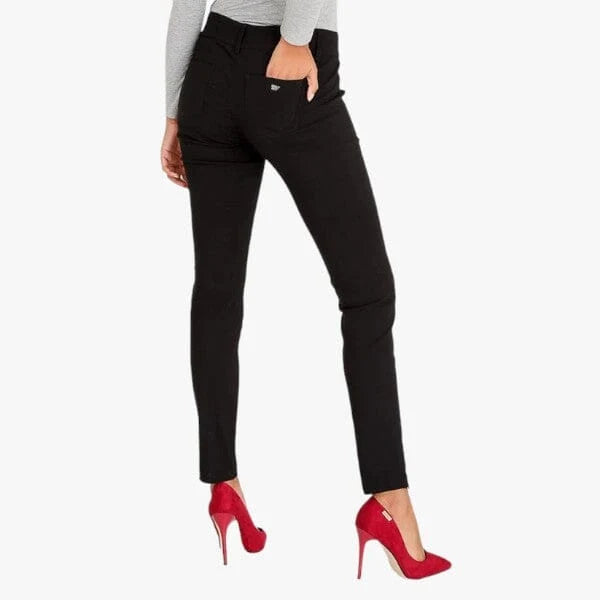 Sissy Boy Womens Eresha Mid Rise Skinny Pants-Black P10241MID.