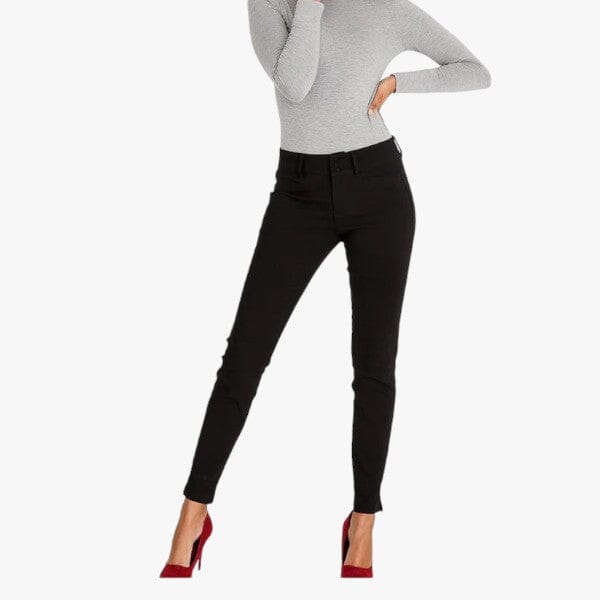 Sissy Boy Womens Eresha Mid Rise Skinny Pants-Black P10241MID.