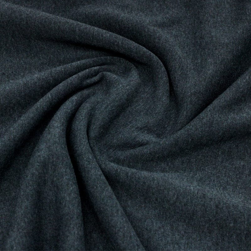 TRACKSUITING Dress Fabrics Track Suiting Fabric Dark Melange 140 cm (6543696232537)