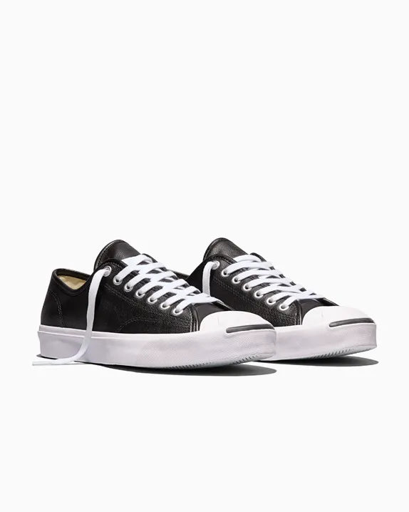 Converse Unisex Jack Purcell Leather-Black 164224C