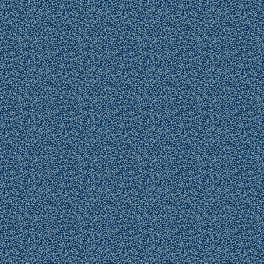Original 3 Cats Fabric C/W04 Navy Blue 90cm