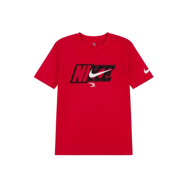 Nike Boys Spliced Swoosh T-Shirt University -Red 0074946