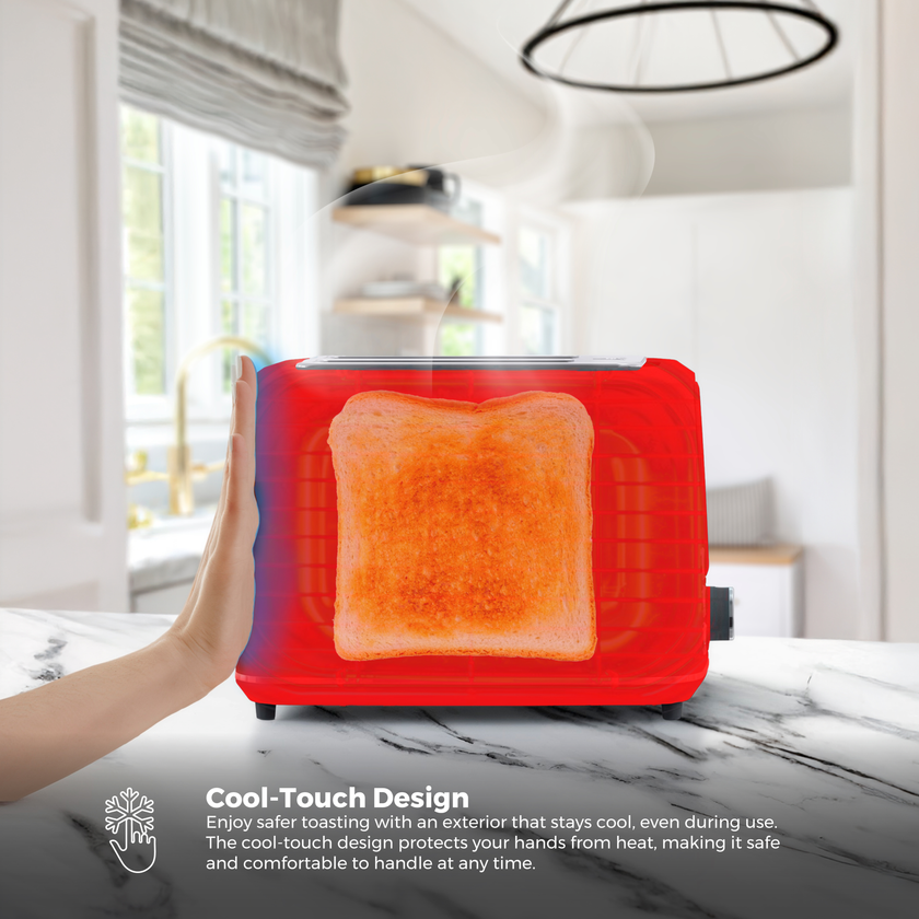 Riva Cool Touch Toaster 2-Slice Coal Grey RVGT001