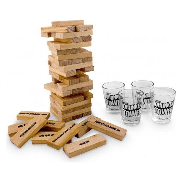 Drunken Tower Drinking Board Build Game
