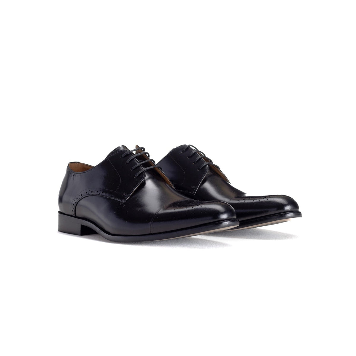 Florsheim Mens Centurion Semi Shoes-Black