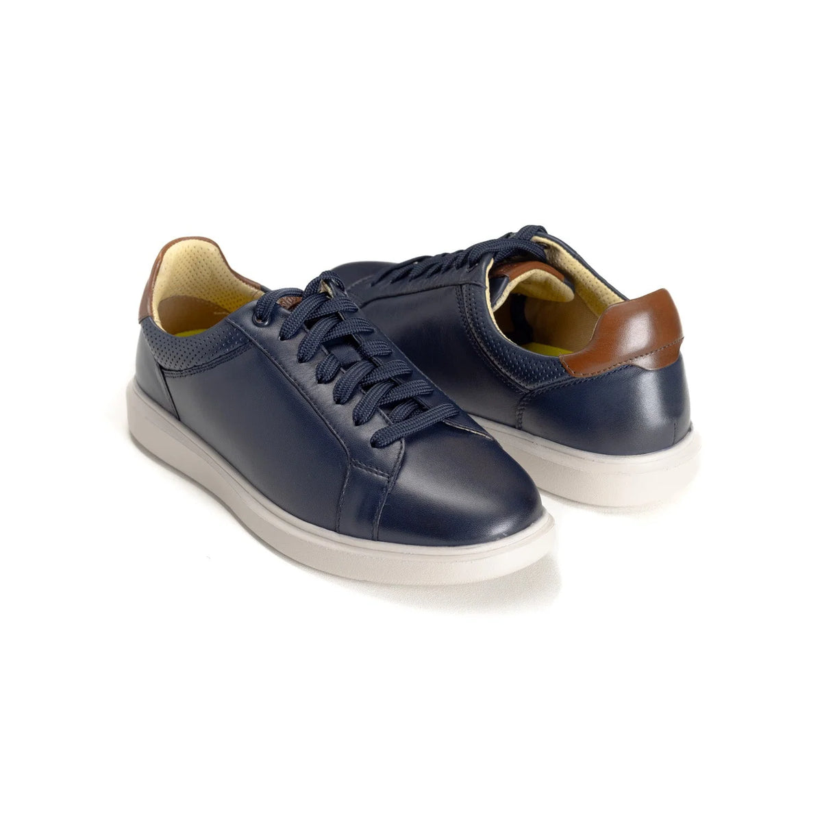 Florsheim Men's Social Lace To Toe Sneaker-Navy