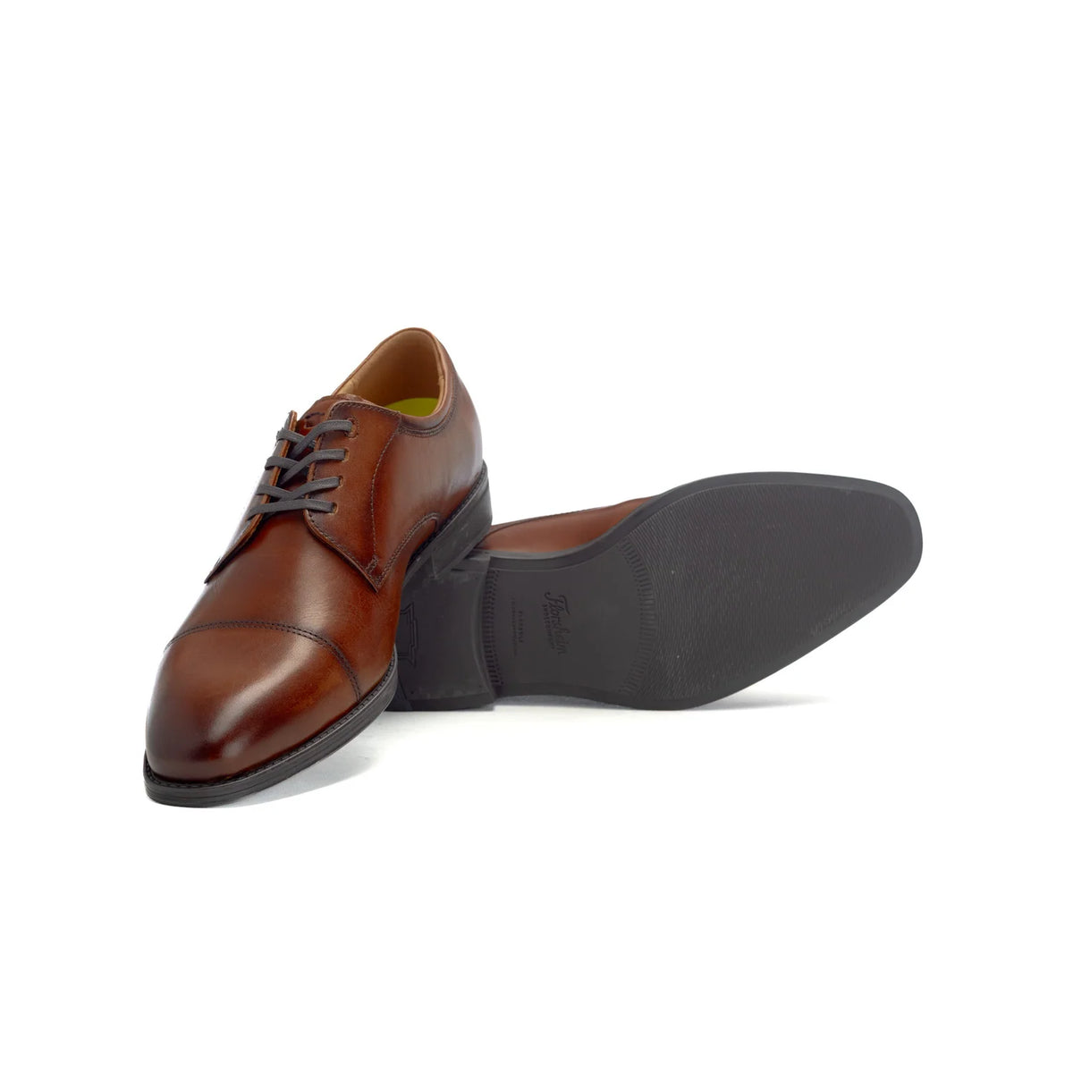 Florsheim Mens Centurion Chateau Shoes-Cognac/Tan