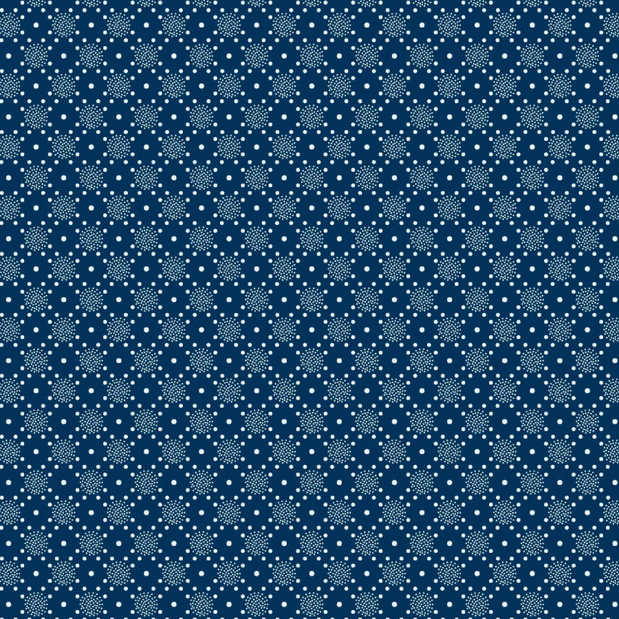 Original 3 Cats Fabric C/W04 Navy Blue 90cm