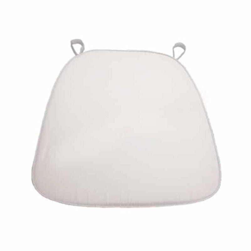 Catering Equipment Catering Equipment Tiffany Chair Cushion Fabric White TC003WHITE (7460487266393)