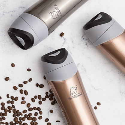 Snappy MUG Snappy Double Wall Stainless Steel Tumbler 400ml Rose Gold SN-SS400G (7306263822425)